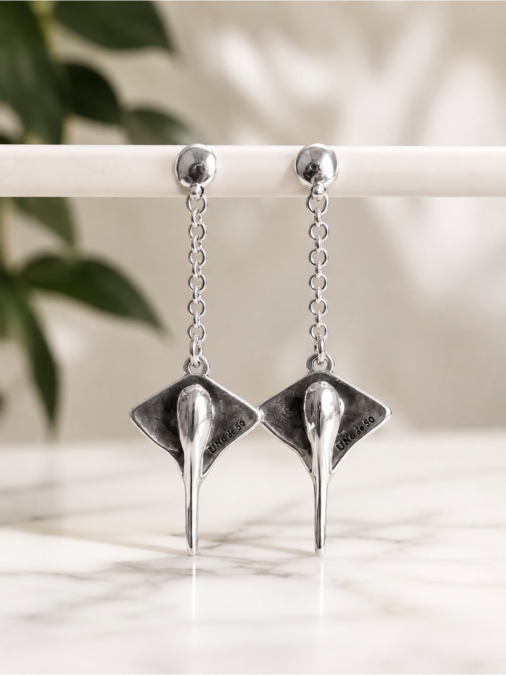 Stingray Dangle Earrings